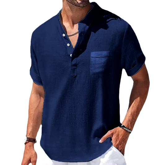 Men's Casual Summer Linen Shirt 