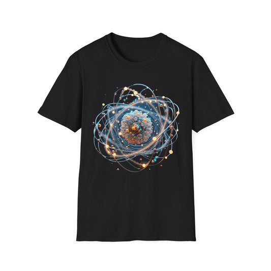 Cosmic Spiral Unisex Softstyle T-Shirt, Galaxy Tee, Space Lover Shirt, Science Gift, Astronomy Apparel, Birthday Gift, Unisex Graphic Tee
